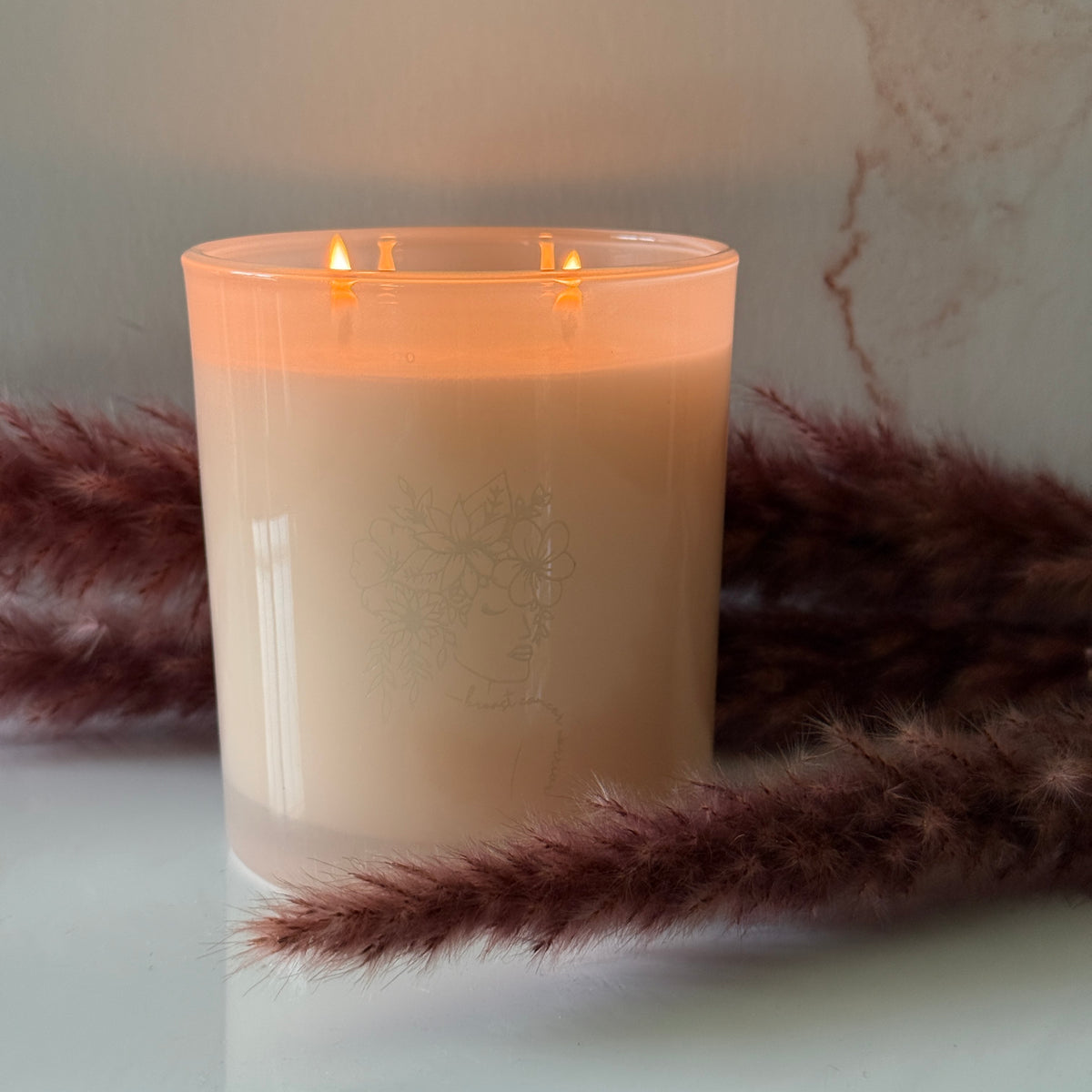 Breast Cancer Awareness Candle