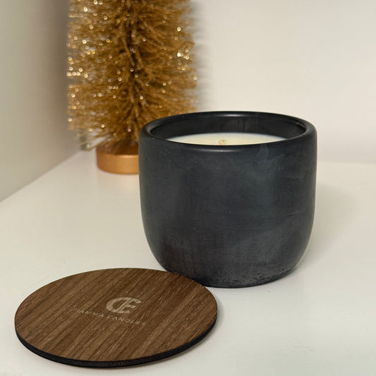 Concrete Candle - Smoke (8oz)