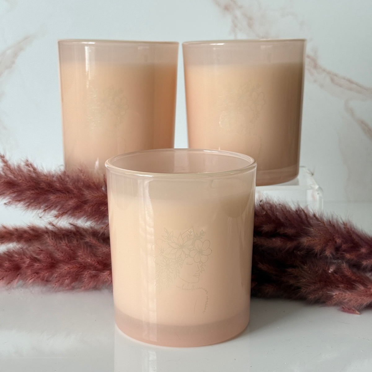 Breast Cancer Awareness Candle