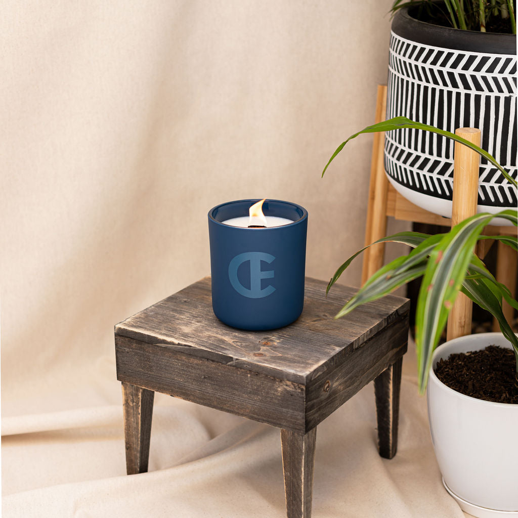 Luxe Candle, Navy