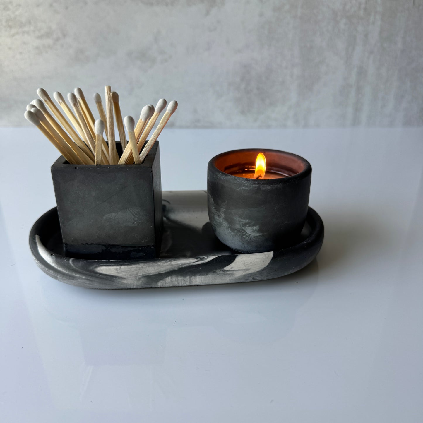 Match jar with striker pad