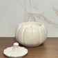 Concrete Pumpkin Candle