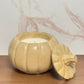 Concrete Pumpkin Candle