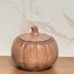 Concrete Pumpkin Candle