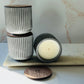 9.5 oz- Ribbed Candle - Smoke