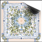 Mahjong Mat - light pink floral